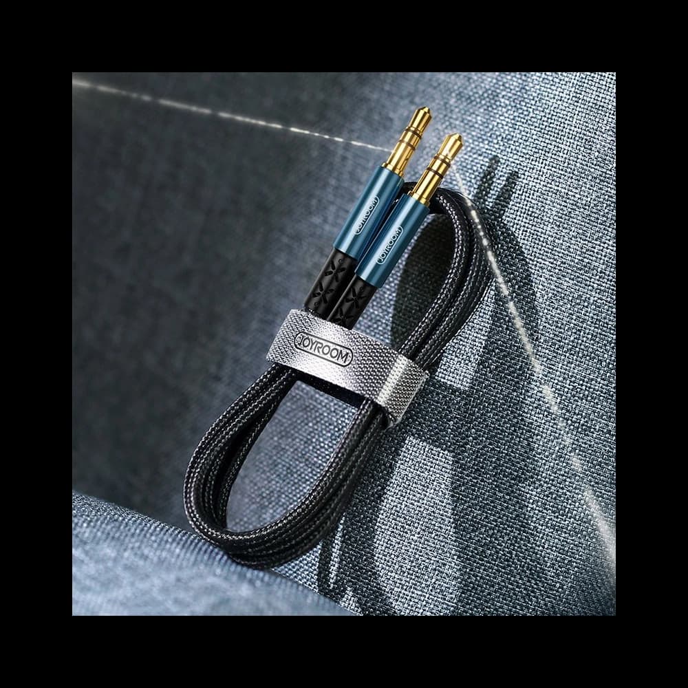 Joyroom stereo audio AUX cable 3,5 mm mini jack 1 m dark blue (SY-10A1) - 11