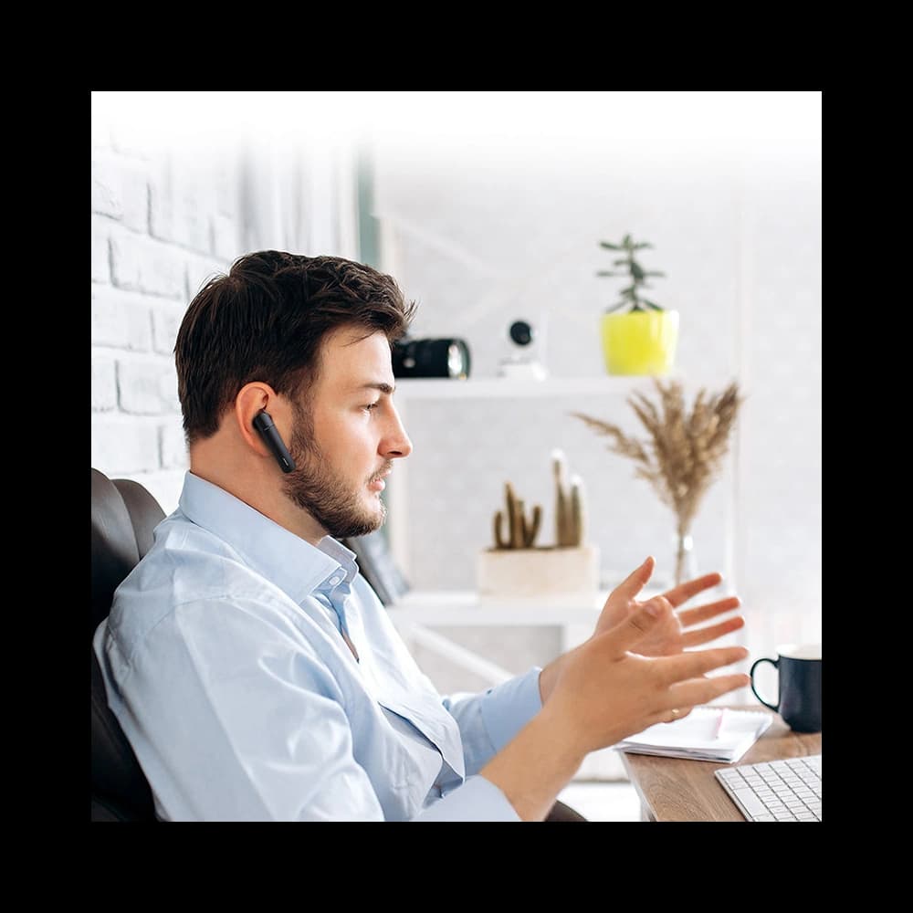 Kabelloses Headset Joyroom Bluetooth 5.1 für das Auto mit Ladegerät schwarz (JR-B02S) - 2