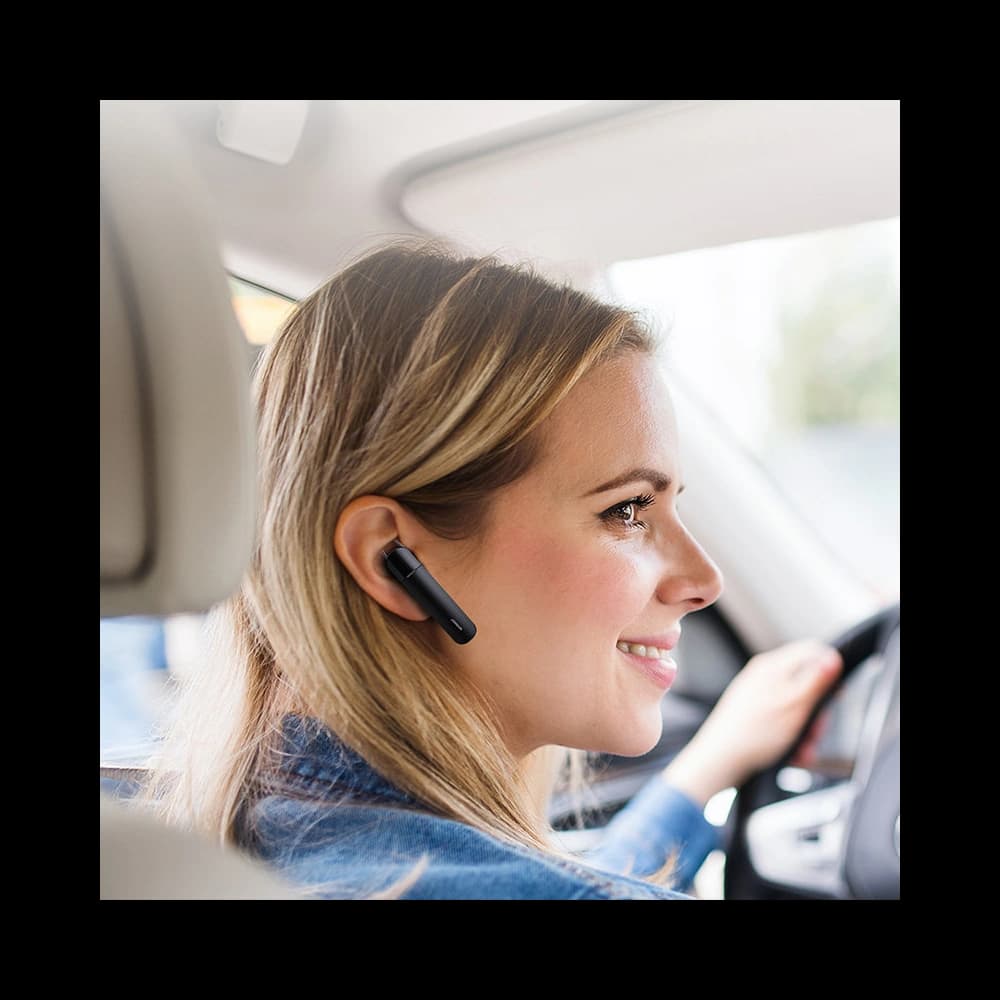 Kabelloses Headset Joyroom Bluetooth 5.1 für das Auto mit Ladegerät schwarz (JR-B02S) - 8