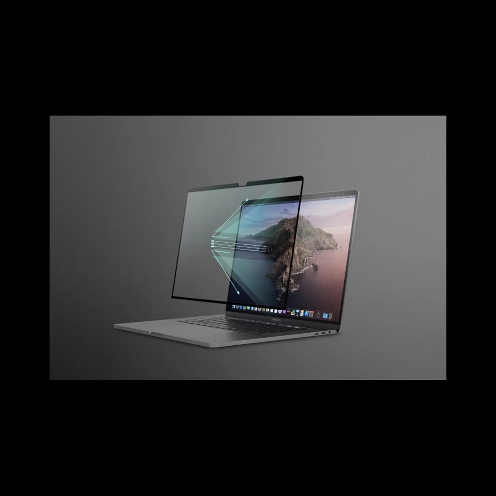 Moshi iVisor AG Apple MacBook Air 13.6 (M2, 2022-2023) (Black/Clear/Matte) - 6