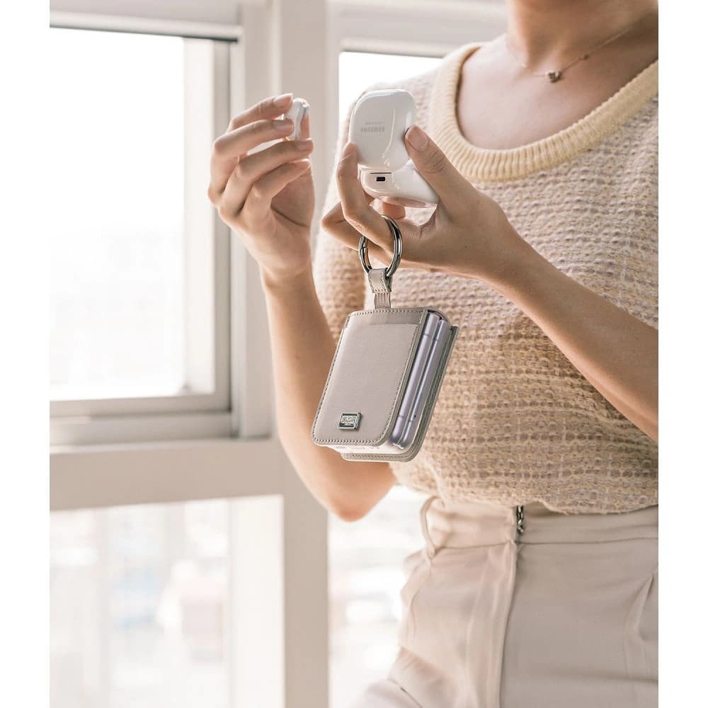 Ringke Signature Folio Samsung Galaxy Z Flip 4 Dove Grey - 9