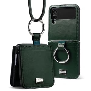 Case Ringke Signature Folio Samsung Galaxy Z Flip 4 Dunkelgrün