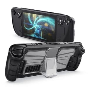 Case Tech-Protect Defense Valve Steam Deck LCD / OLED Schwarz/Klar