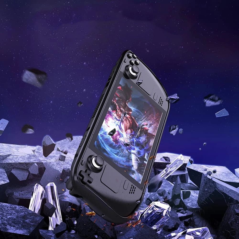 Case Tech-Protect Defense Valve Steam Deck LCD / OLED Schwarz/Klar - 5