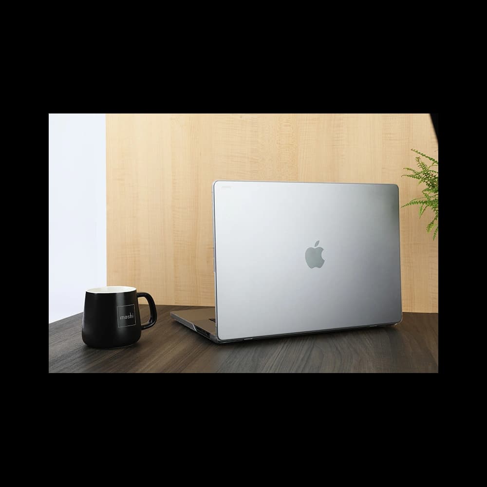 Case Moshi iGlaze Hardshell Apple MacBook Air 13,6 M2 (2022-2023) (Stealth Schwarz) - 4