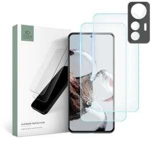 Tech-Protect Supreme Set Xiaomi 12T Clear [2+1 PACK]