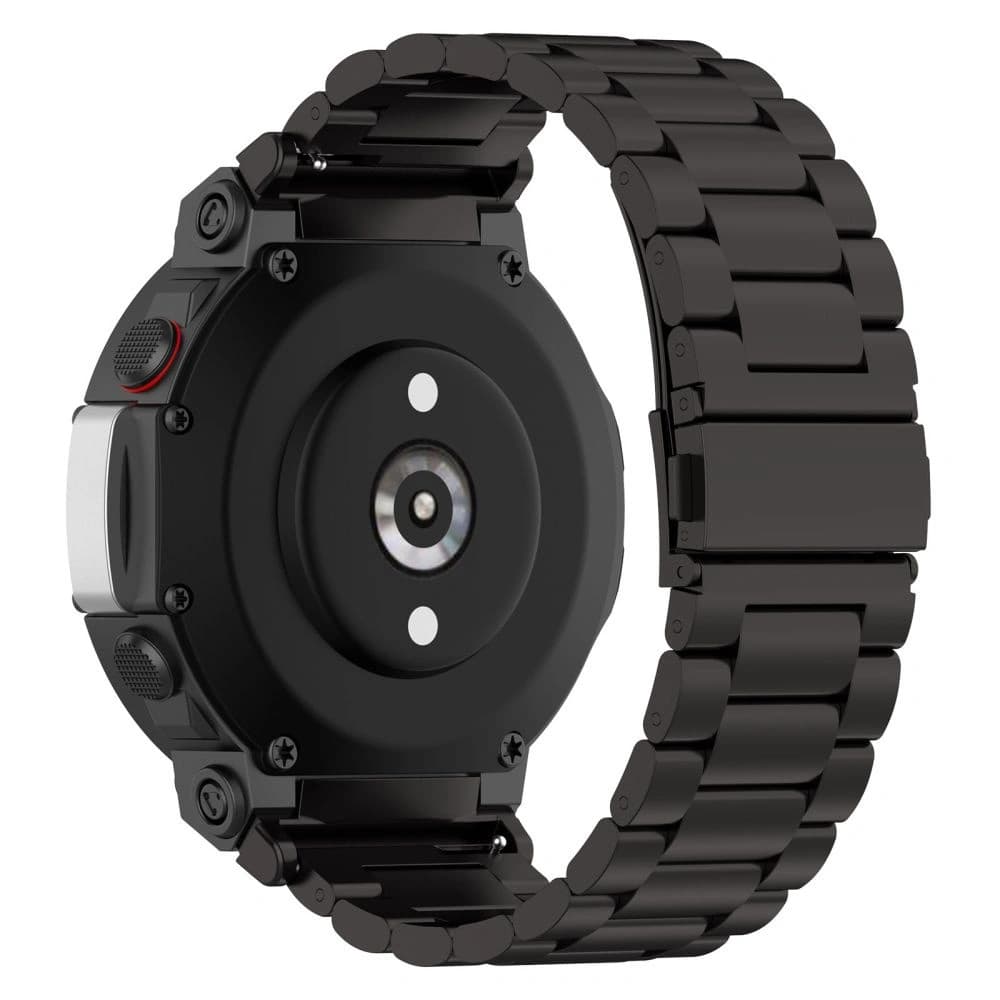 Armband Tech-Protect Edelstahl Amazfit T-Rex 2 Schwarz - 2