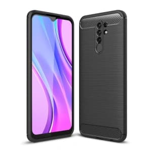 Tech-Protect TPUCarbon Xiaomi Redmi 9 Black