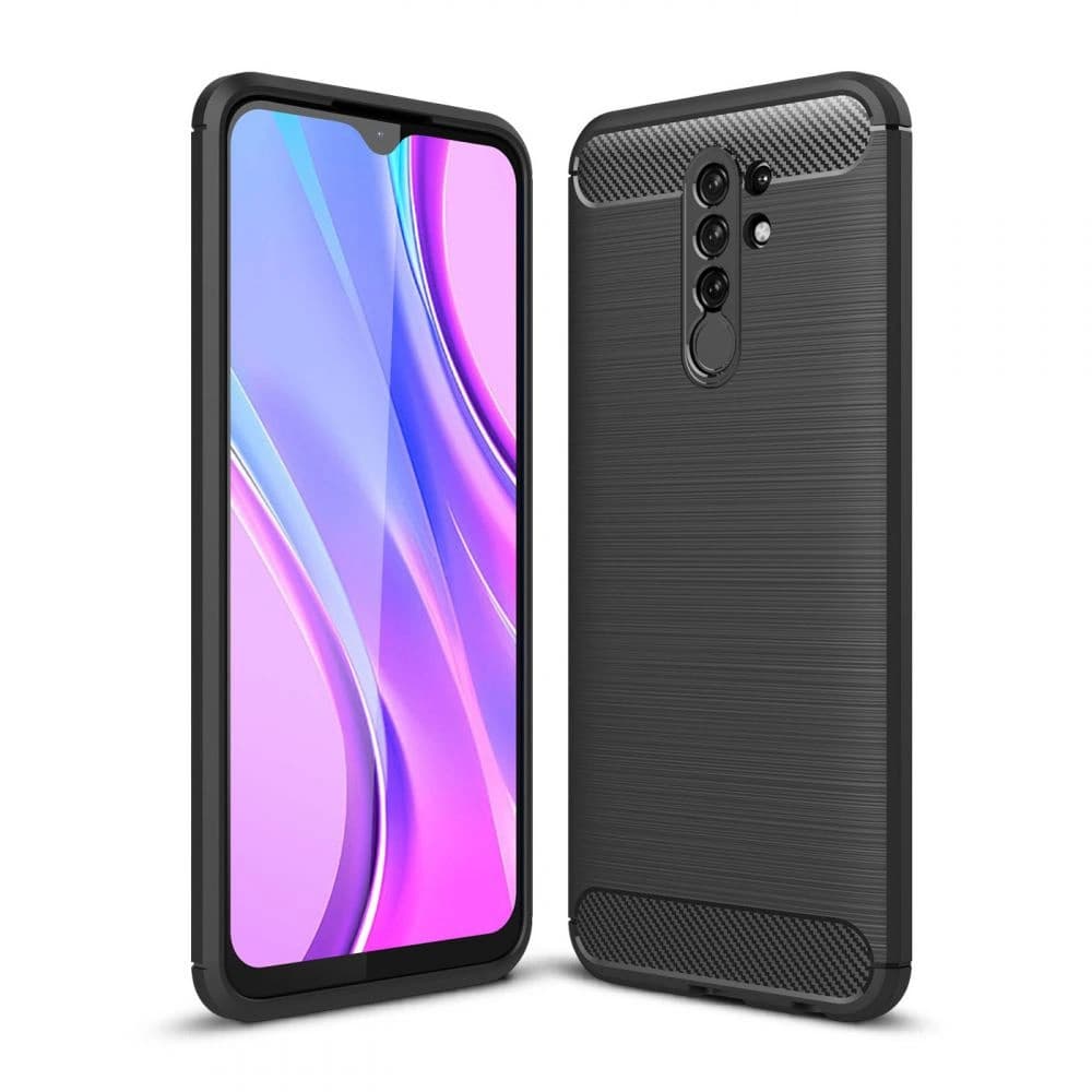 Tech-Protect TPUCarbon Xiaomi Redmi 9 Black - 1