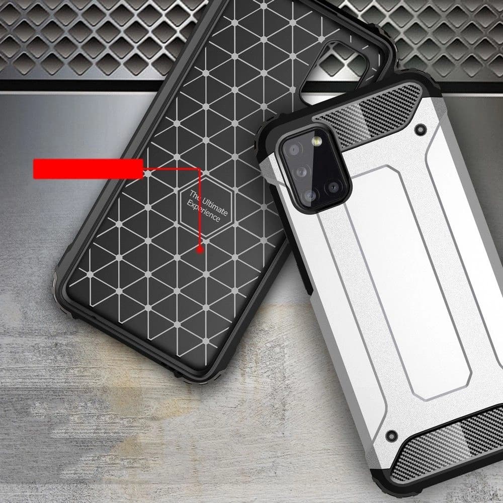 Case Tech-Protect Xarmor Samsung Galaxy A31 Schwarz - 5