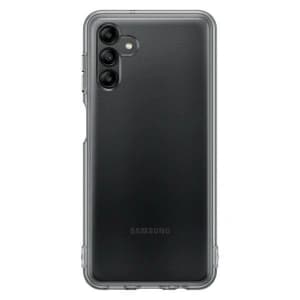 Case Samsung Galaxy A04s EF-QA047TBEGWW schwarz/black Soft Clear Cover