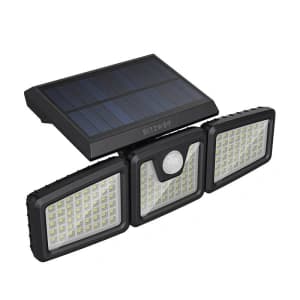 Außen-Solar-LED-Lampe Blitzwolf BW-OLT9 mit Bewegungs- und Dämmerungssensor.