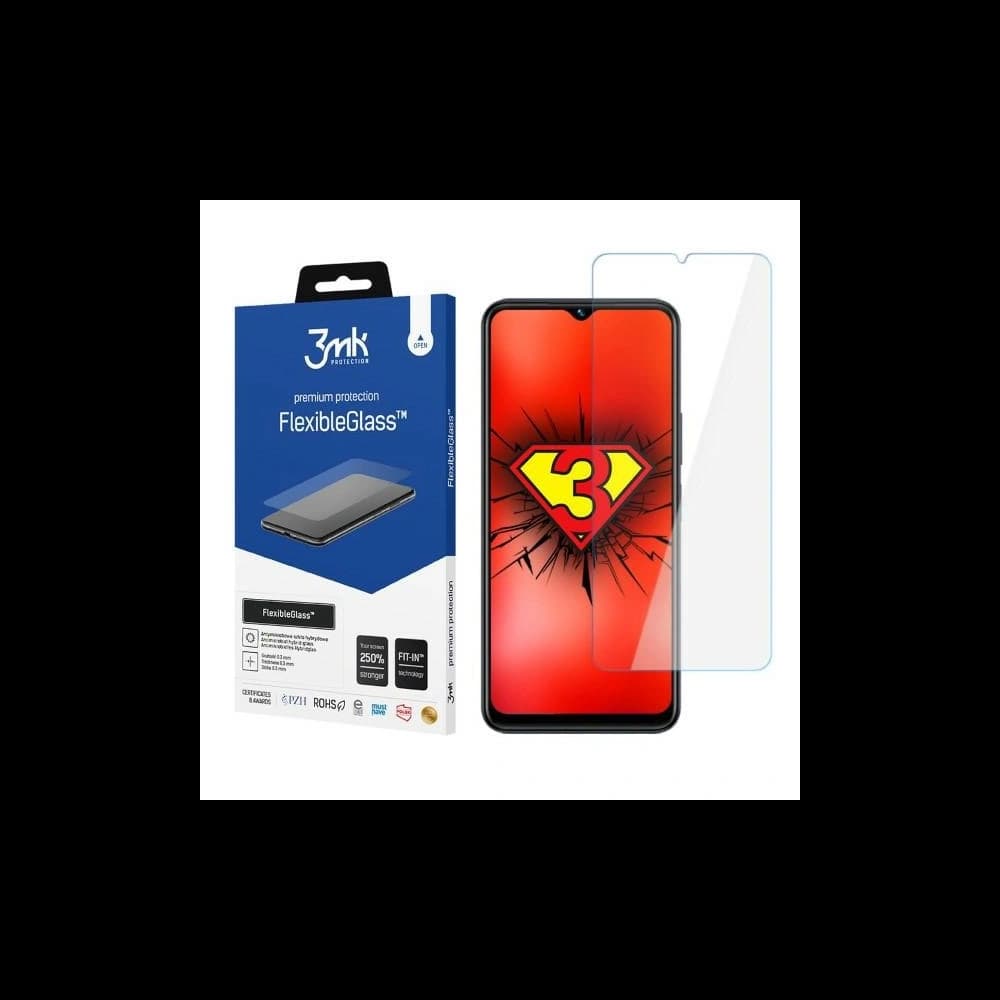 Hybriertes Glas 3MK FlexibleGlass Motorola Moto E22 - 1