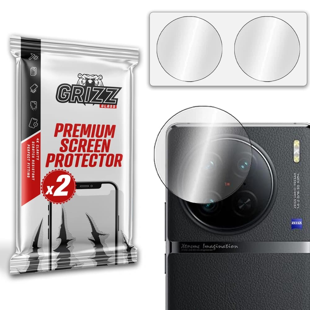 Glas für die Kamera GrizzGlass HybridGlass für Vivo X90 Pro - 1