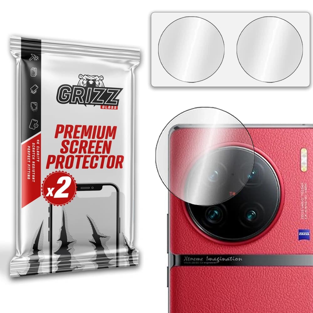 Glas für die Kamera GrizzGlass HybridGlass für Vivo X90 Pro+ Plus - 1