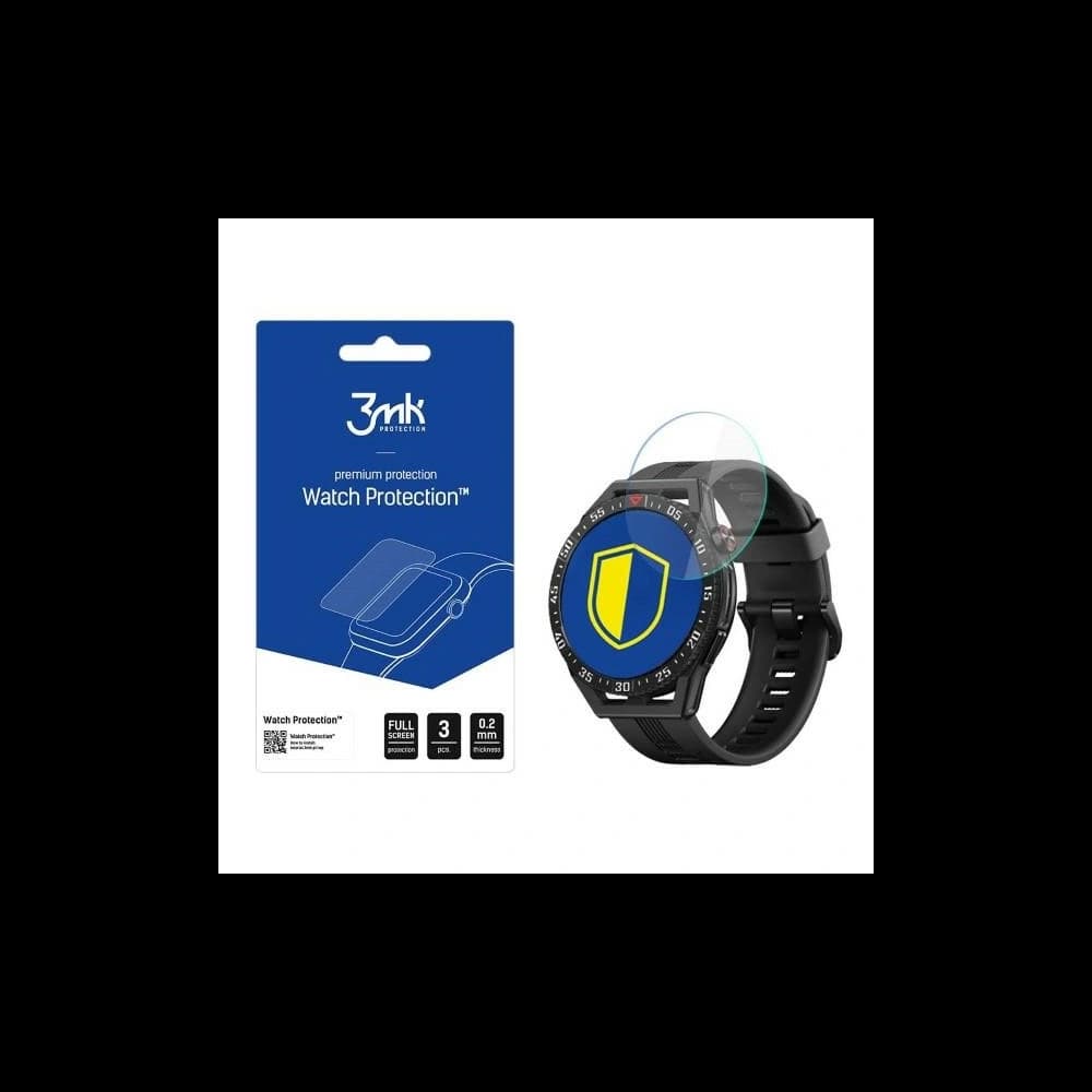 Hybriertes Glas 3MK FlexibleGlass Uhr Huawei Watch GT 3 SE 46mm - 1
