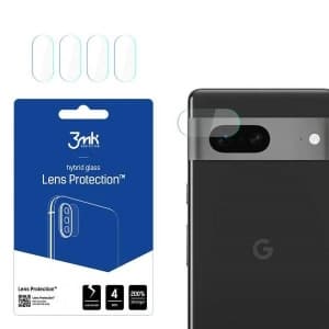 Hybridglas für die Kameraobjektiv 3MK Lens Protect Google Pixel 7 [4 PACK]