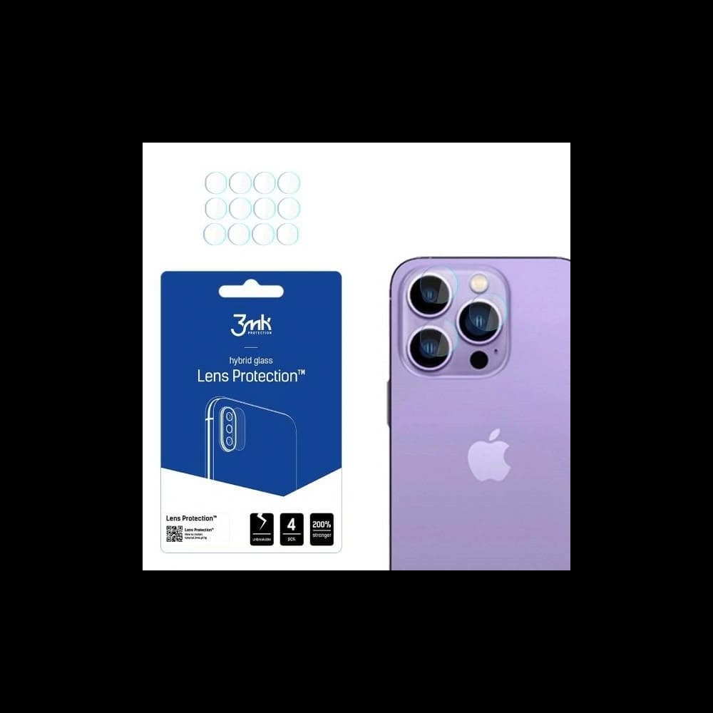 3MK Lens Protect Apple iPhone 14 Pro/14 Pro Max [4 PACK] - 1