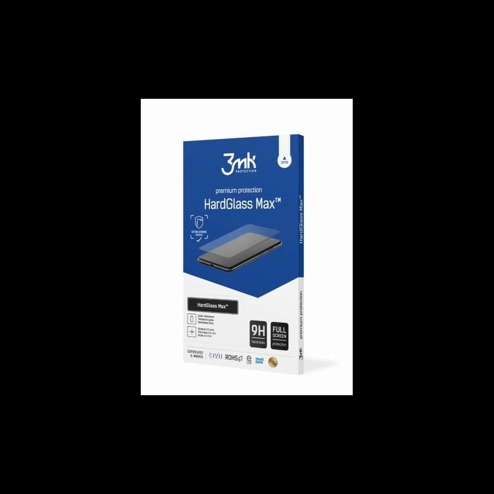 Gehärtetes Glas 3MK HardGlass Max Xiaomi Redmi Note 12 Pro/12 Pro+ Plus/12E schwarz - 1