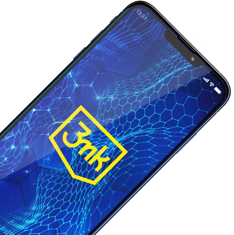 Gehärtetes Glas 3MK HardGlass Max Lite Oppo A16/A16s Schwarz - 5