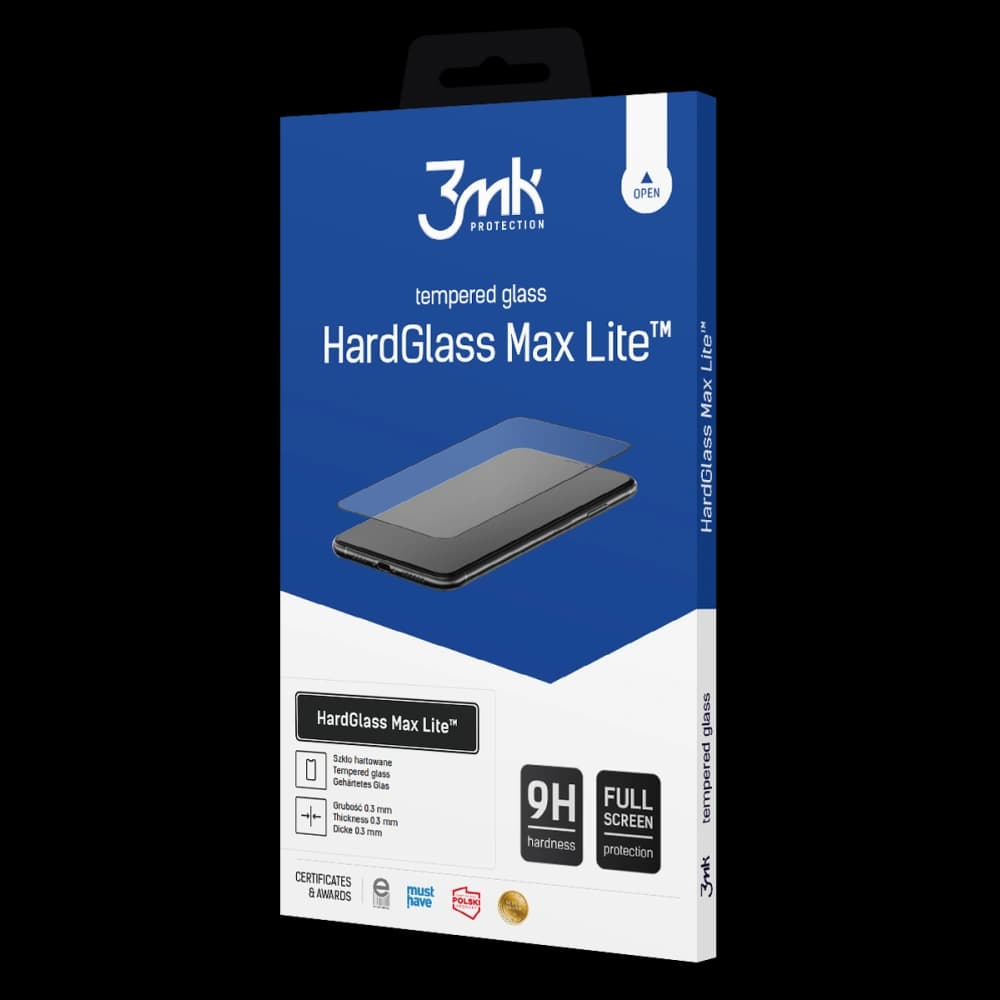 Gehärtetes Glas 3MK HardGlass Max Lite Xiaomi Redmi Note 12 schwarz - 2