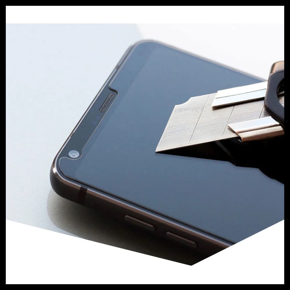 Gehärtetes Glas 3MK HardGlass Motorola Moto G52 schwarz - 3