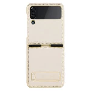Case Nillkin Qin Vegan Leder Samsung Galaxy Z Flip 4 gold
