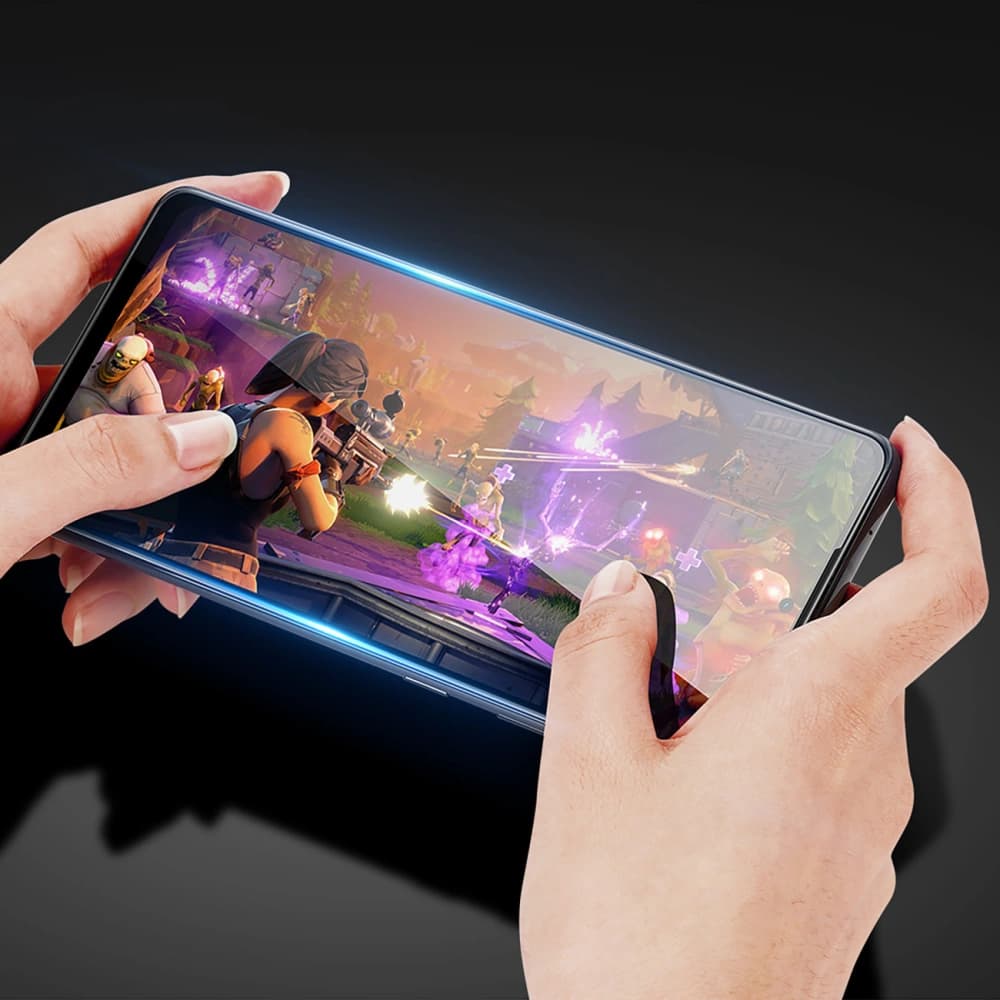 Dux Ducis 9D gehärtetes Glas für Motorola Moto G72 schwarz - 3