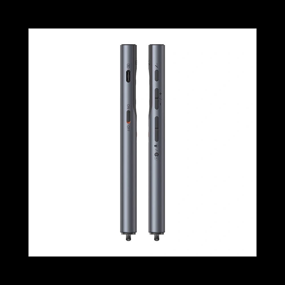 Multifunktionsfernbedienung Baseus Orange Dot für Präsentationen, mit rotem Laserzeiger, akkubetrieben (grau) - 6