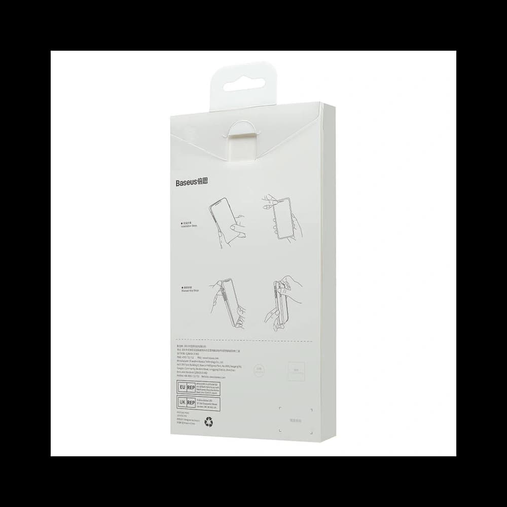 Set mit Hülle + Glas Baseus Crystal Apple iPhone 13 - 5