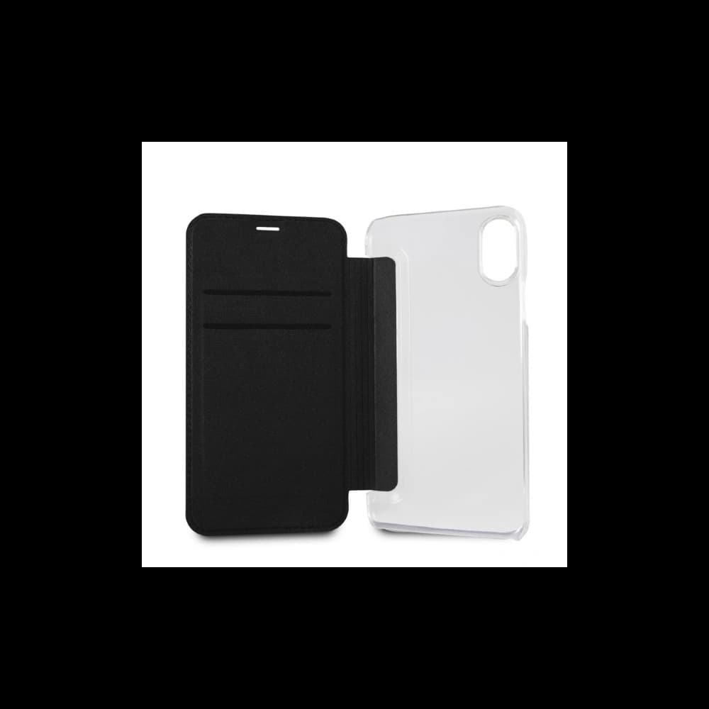 Case Karl Lagerfeld KLFLBKPXKSB Apple iPhone XS/X schwarz/black Buchhülle Signature Glitter - 4