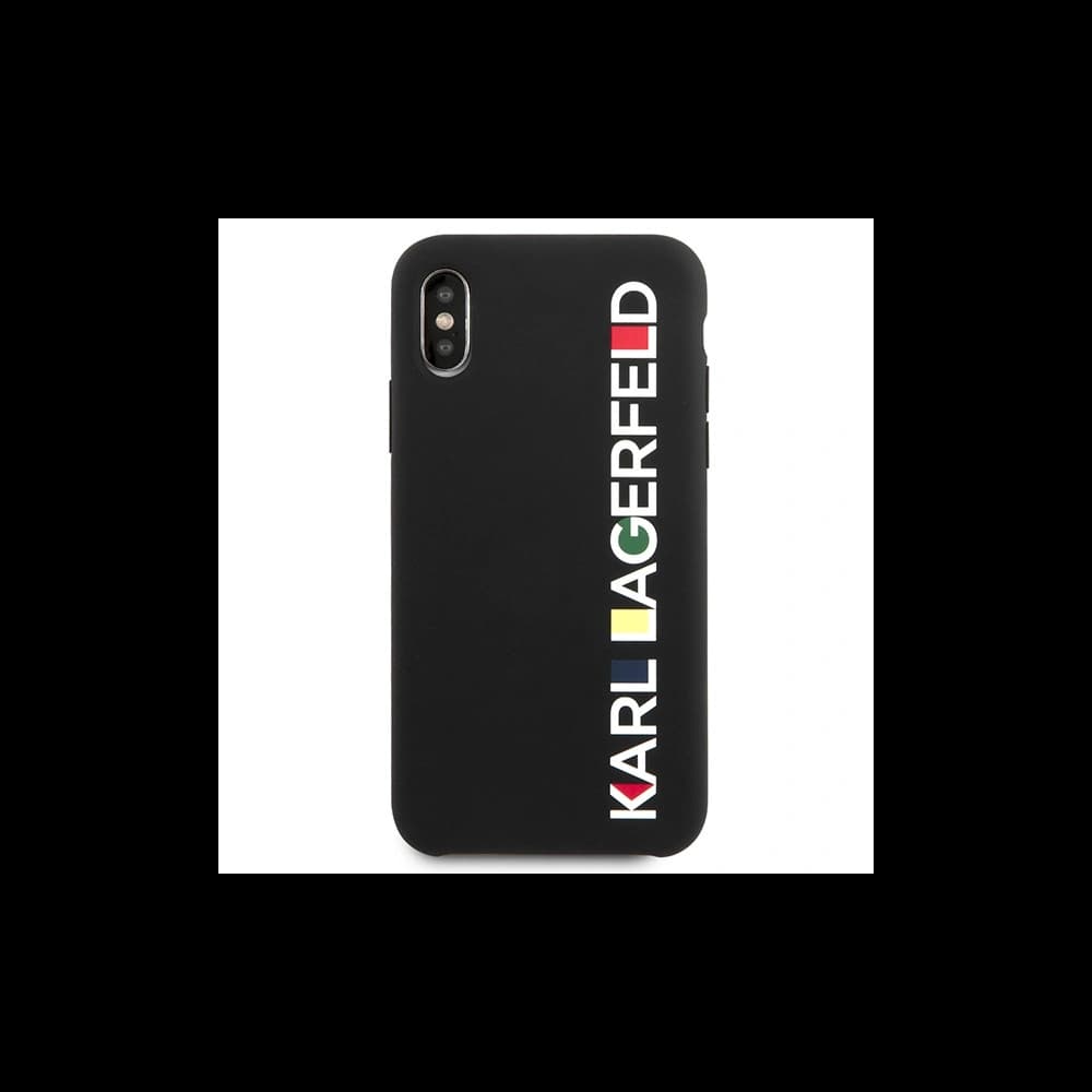 Case Karl Lagerfeld KLHCPXBHWHBK Apple iPhone XS/X Hardcase schwarz/black Glänzend Bauhaus - 3