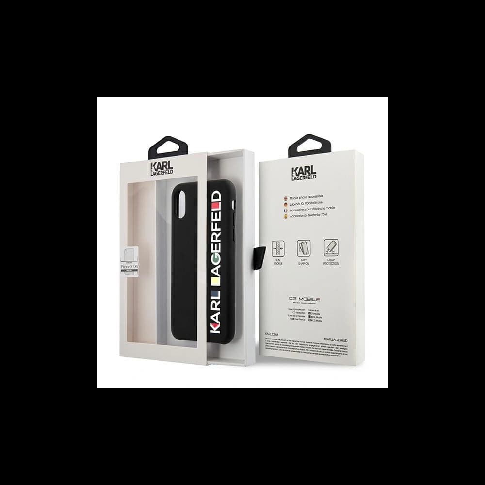 Case Karl Lagerfeld KLHCPXBHWHBK Apple iPhone XS/X Hardcase schwarz/black Glänzend Bauhaus - 8