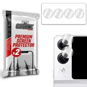 Glas für die Kamera GrizzGlass HybridGlass für Oppo Find N2 Flip