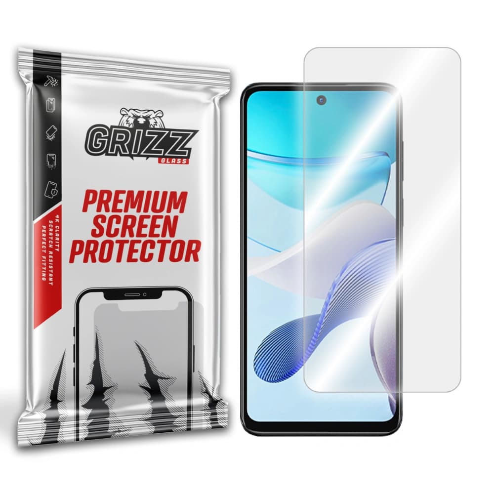 Hybriertes Glas GrizzGlass HybridGlass für Motorola Moto G53 - 1