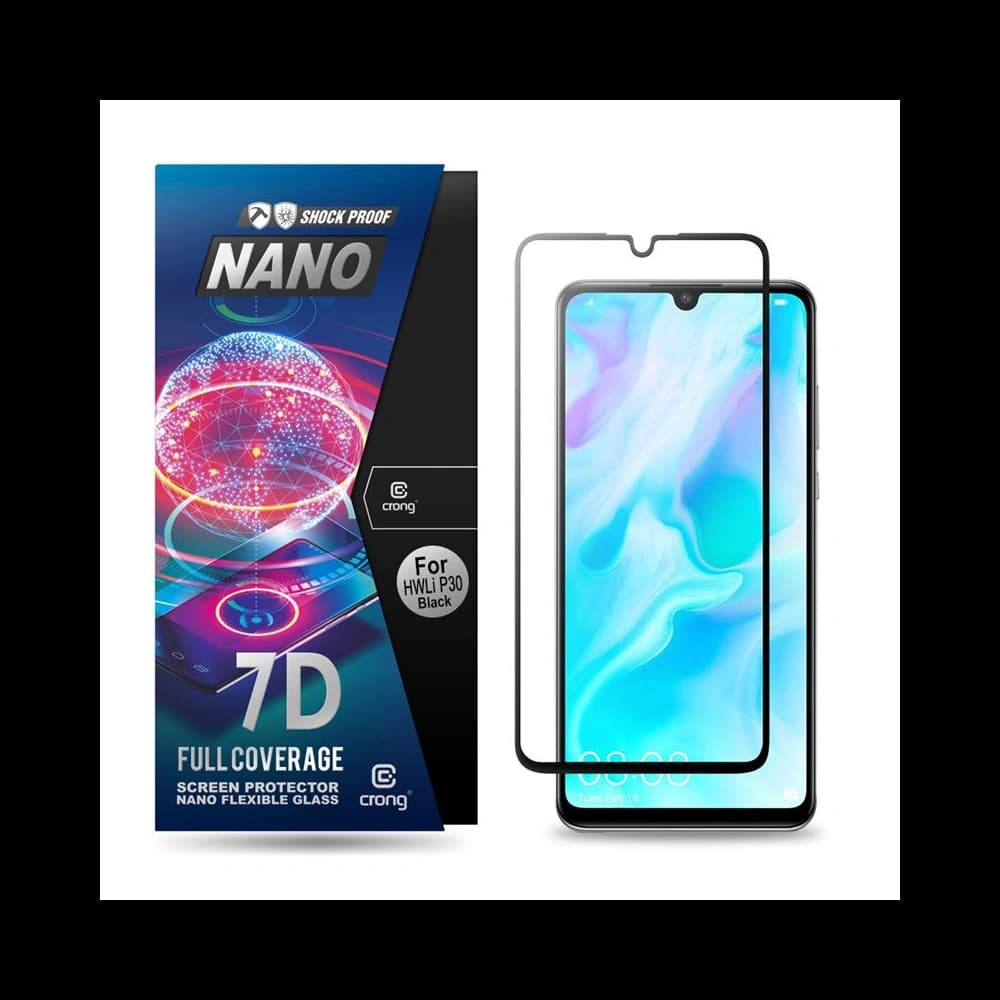 Crong 7D Nano Flexible Glass Huawei P30 Lite - 1