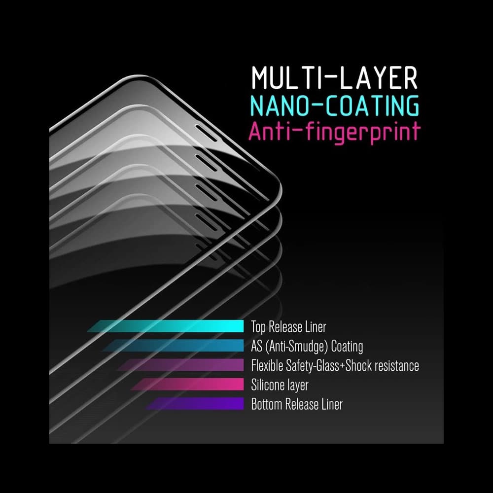 Hybri glass Crong 7D Nano Flexibles Glas Samsung Galaxy A80/A90 - 3