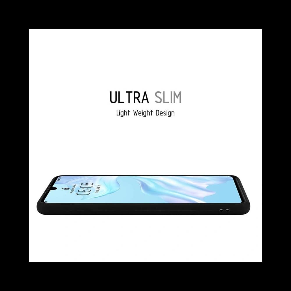 Crong Soft Skin Cover Huawei P30 (black) - 3