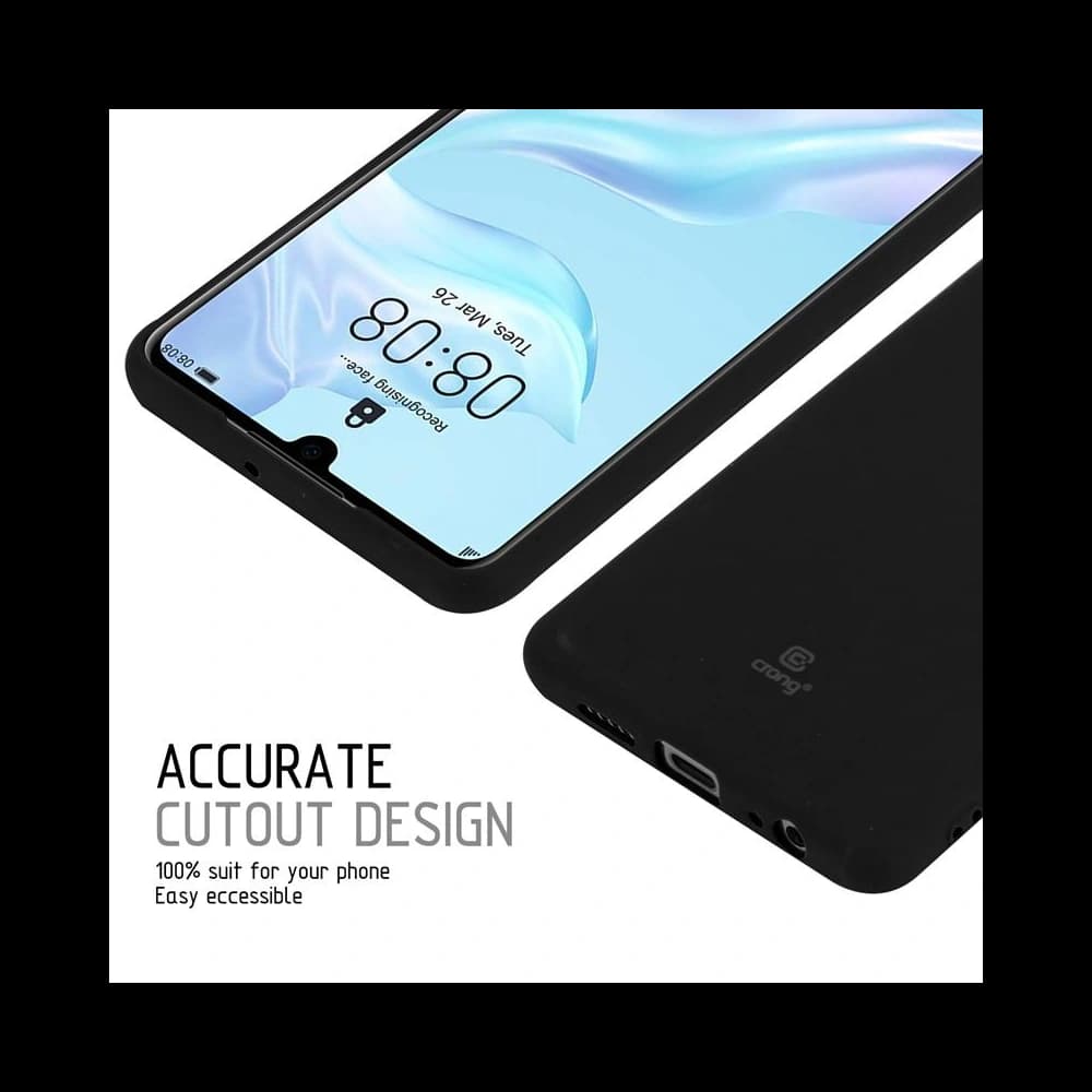 Crong Soft Skin Cover Huawei P30 (black) - 7