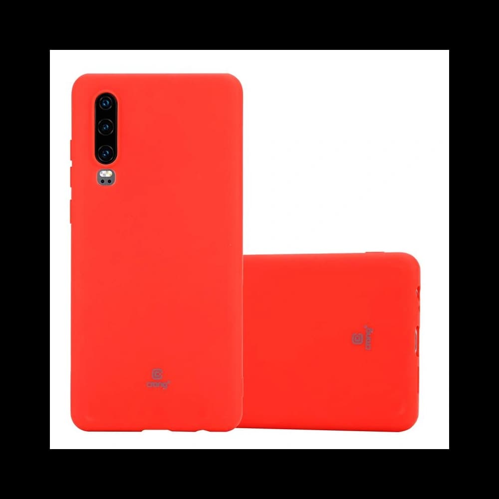 Crong Soft Skin Cover Huawei P30 (red) - 1