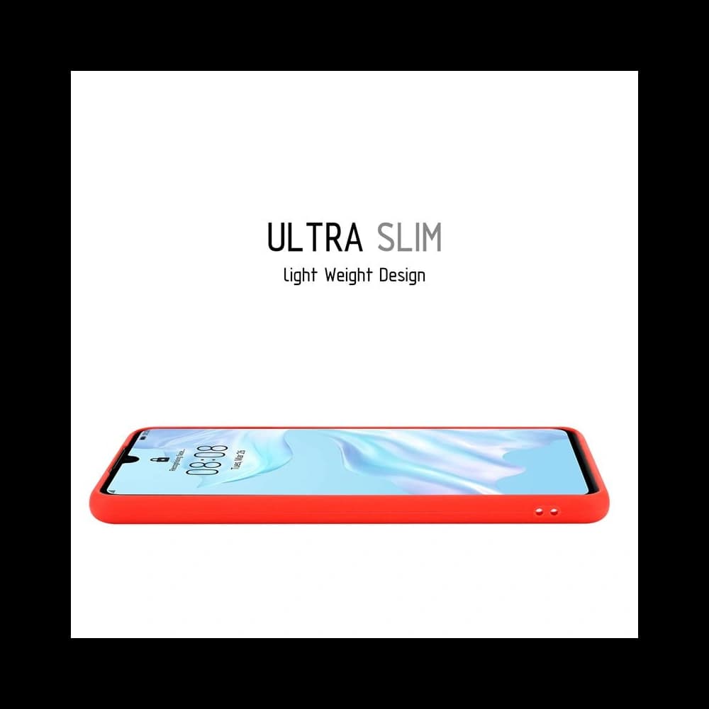 Crong Soft Skin Cover Huawei P30 (red) - 3