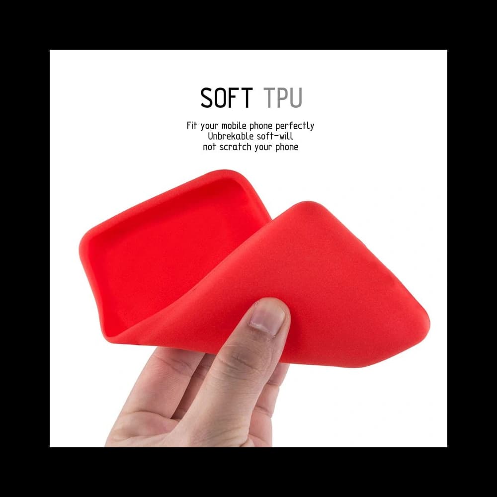 Crong Soft Skin Cover Huawei P30 (red) - 5