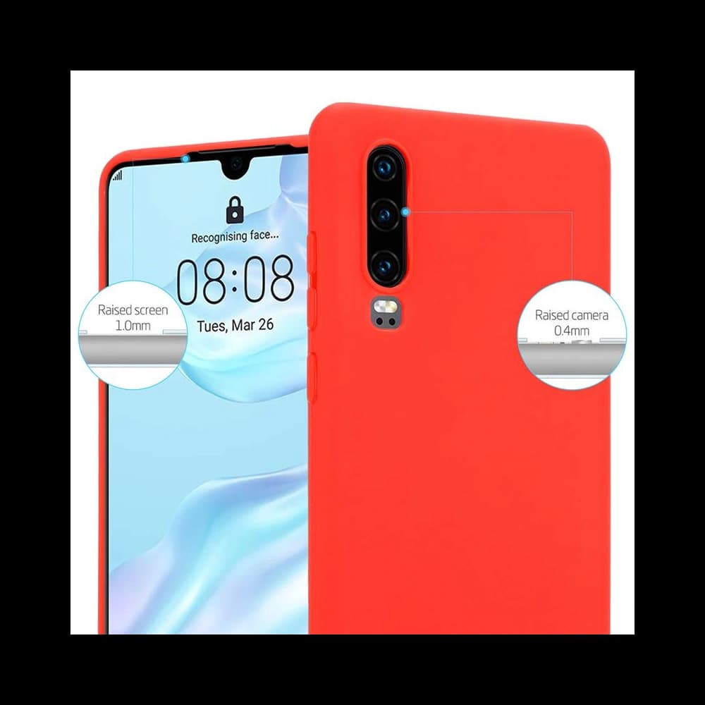 Crong Soft Skin Cover Huawei P30 (red) - 6
