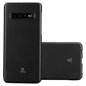 Etui Crong Smooth Skin Samsung Galaxy S10+ Plus (czarny)