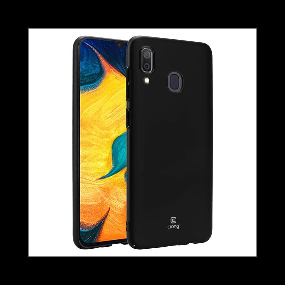 Crong Smooth Skin Samsung Galaxy A30 (black) - 1