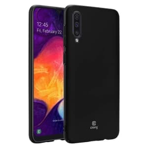 Etui Crong Smooth Skin Samsung Galaxy A30s/A50/A50s (czarny)