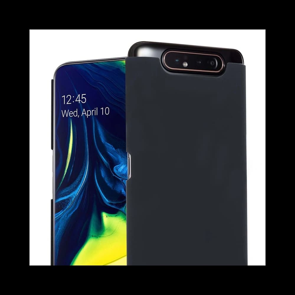 Case Crong Smooth Skin Samsung Galaxy A80/A90 (schwarz) - 6