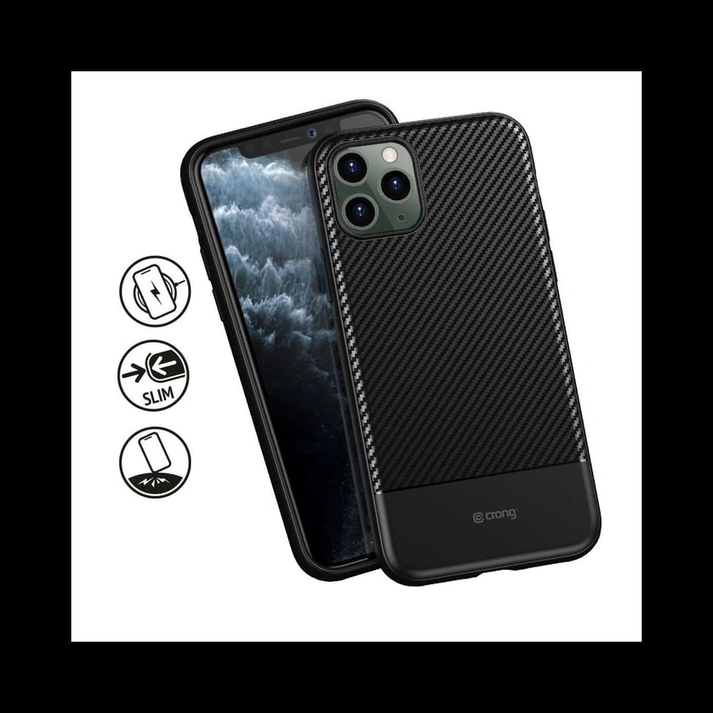 Crong Prestige Carbon Cover Apple iPhone 11 Pro Max (black) - 2