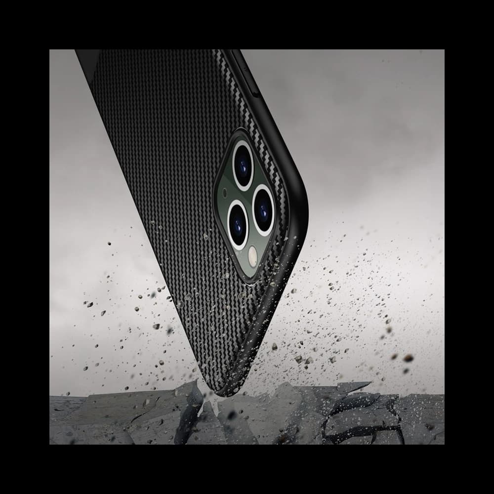 Crong Prestige Carbon Cover Apple iPhone 11 Pro Max (black) - 8