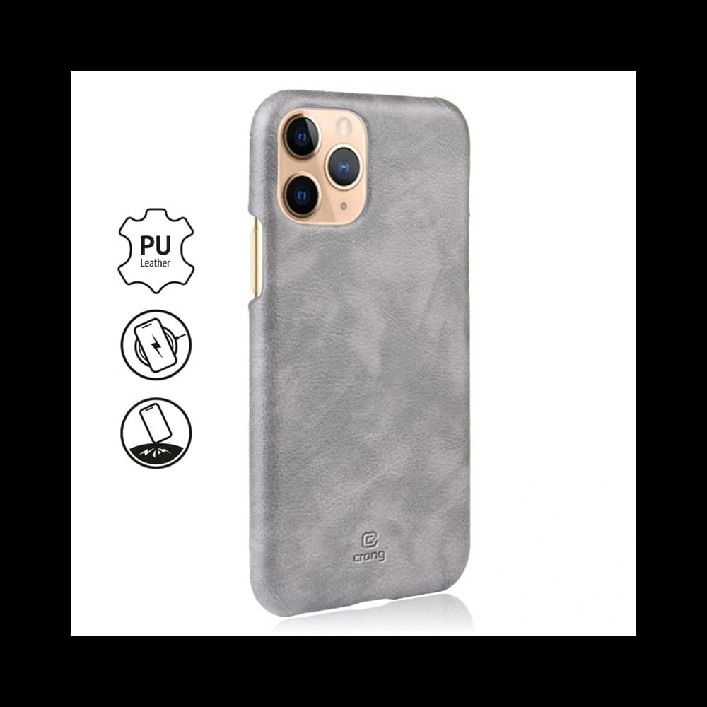 Case Crong Essential Cover Apple iPhone 11 Pro Max (grau) - 4